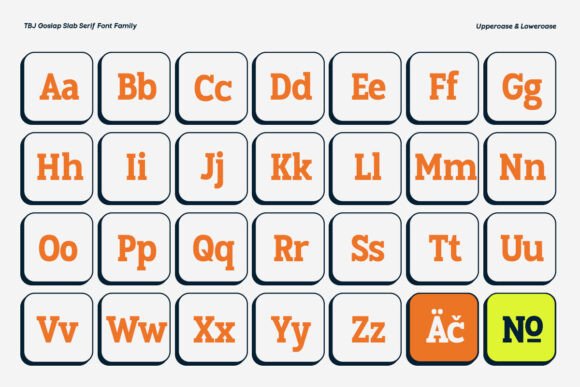 Goslap Font preview 2