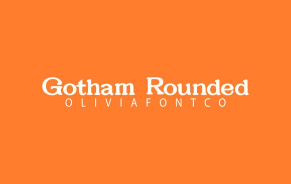 Gotham Rounded Font preview 2
