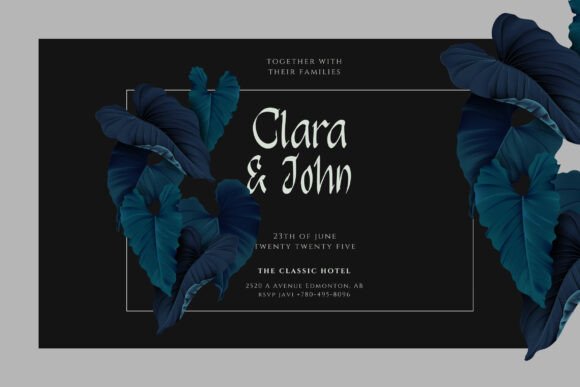 Gothy Black Font preview 4