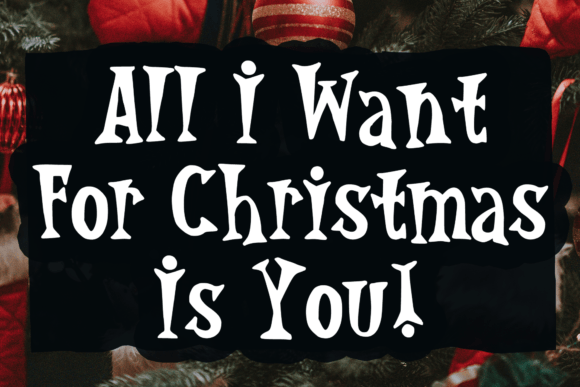 Gothic Christmas Font preview 2
