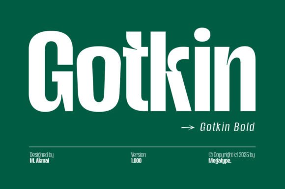 Gotkin Bold Font