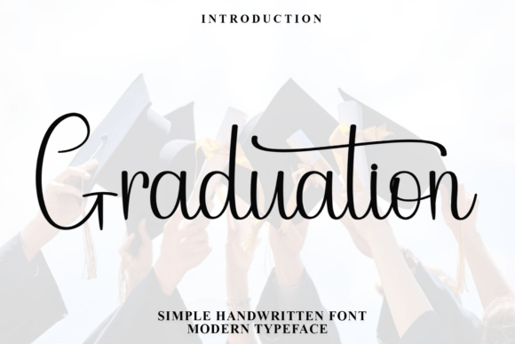 Graduation Font preview 2