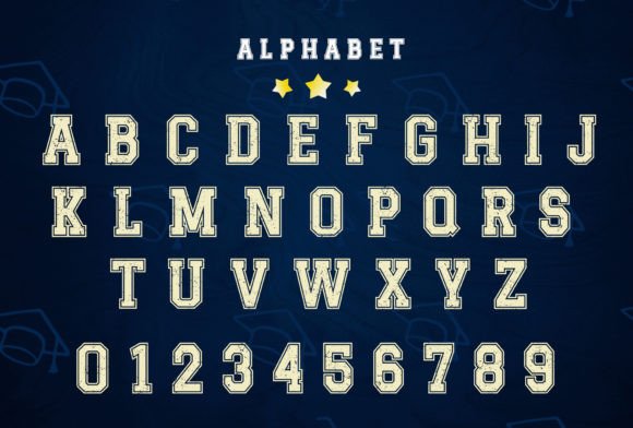 Graduation Grunge Font preview 2