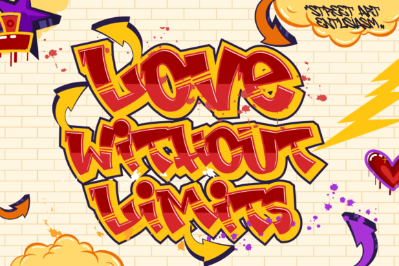 Graff Tales Font preview 2