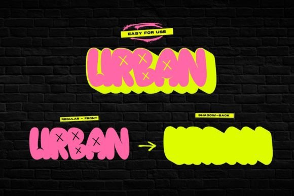 Graffiti Bubble Font preview 3