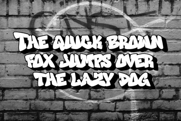 Graffiti Youth Font preview 3