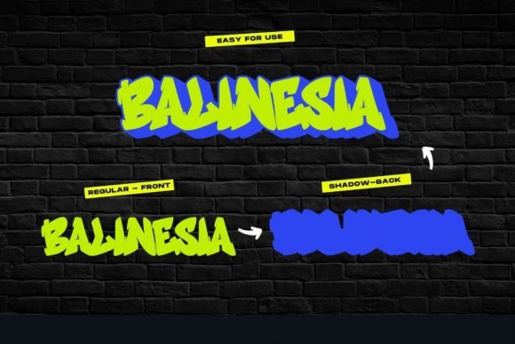 Graffiti Youth Font preview 4