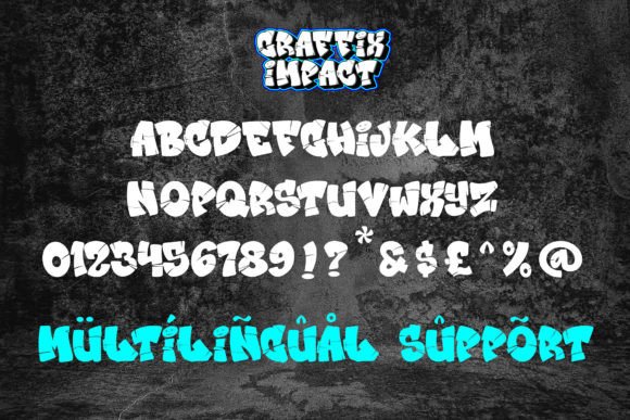 Graffix Impact Font preview 2