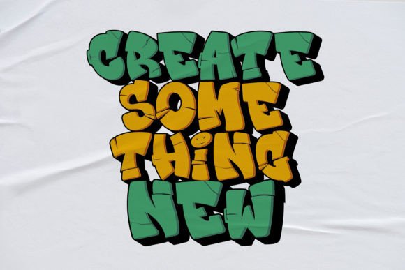 Graffix Impact Font preview 3