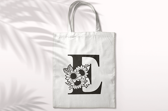 Bertha Flower Monogram Font preview 4