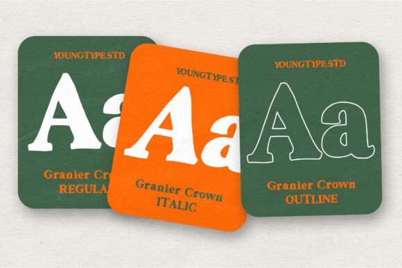 Granier Crown Font preview 4
