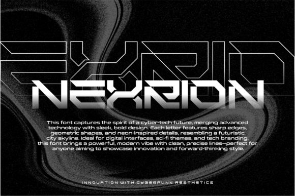 Gravix Font preview 4