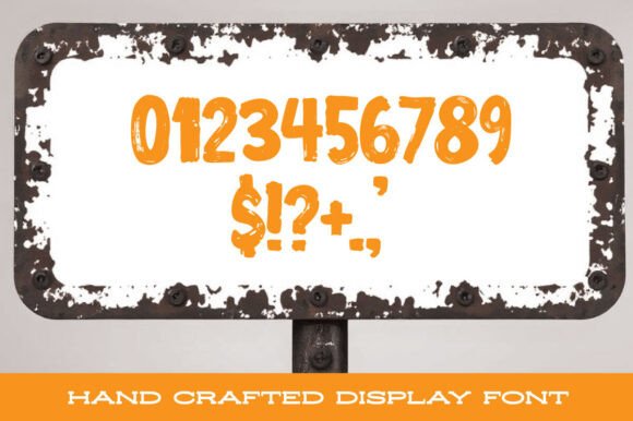 Gravel Road Font preview 3
