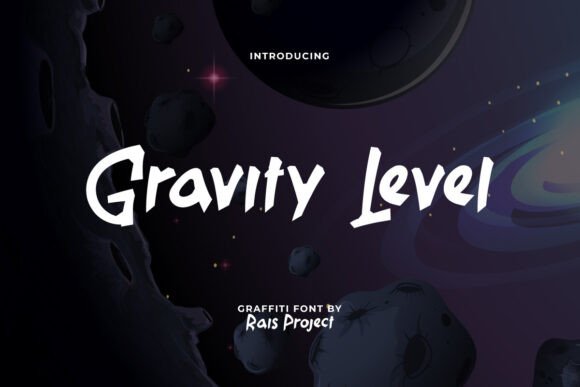 Gravity Level Font