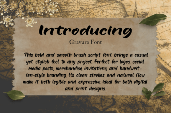 Gravura Font preview 2
