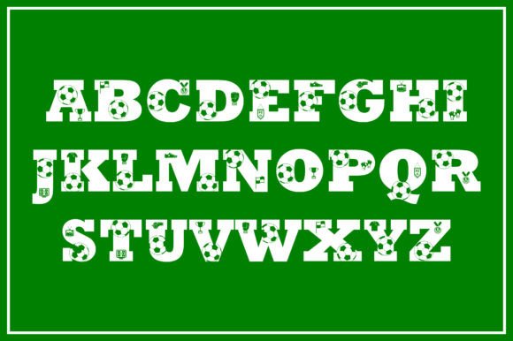 Great Soccer Font preview 2