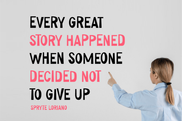 Great Story Font preview 3