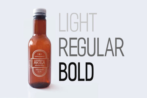 Artica Font preview 4