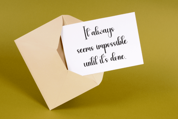 Greathing Font preview 3