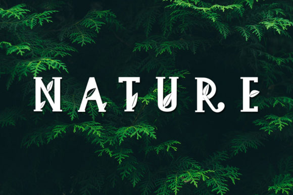 Green House Font preview 3