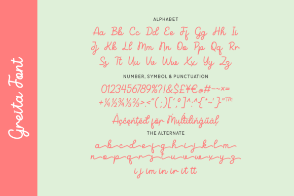 Greita Font preview 4