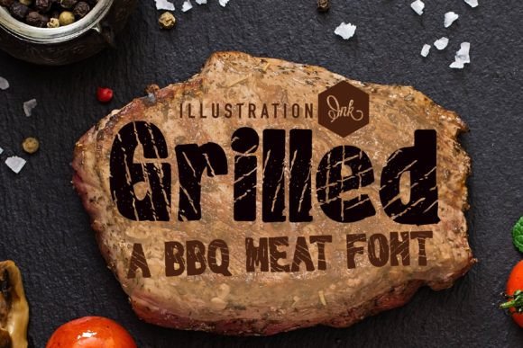 Grilled Font