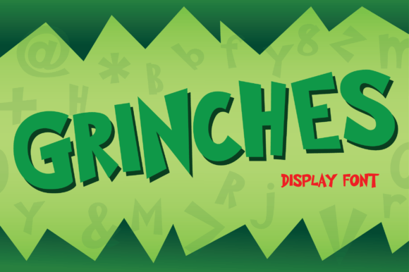 Grinches Font preview 3