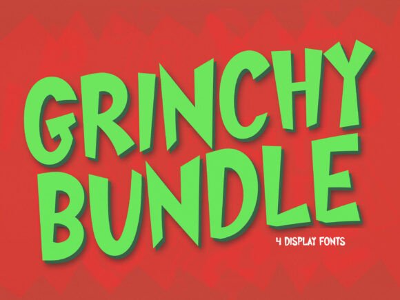 Grinchy Bundle Font