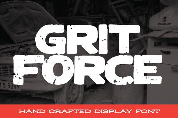 Grit Force Font preview 2