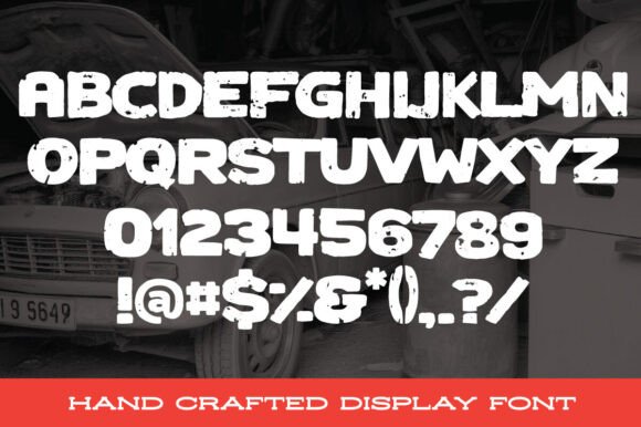 Grit Force Font preview 3