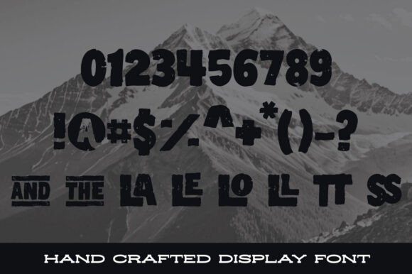 Grizzler Font preview 3