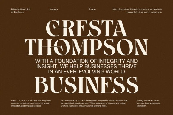 Groch Font preview 2