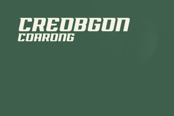 Groger Font preview 2