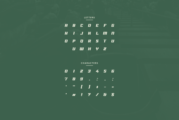 Groger Font preview 3
