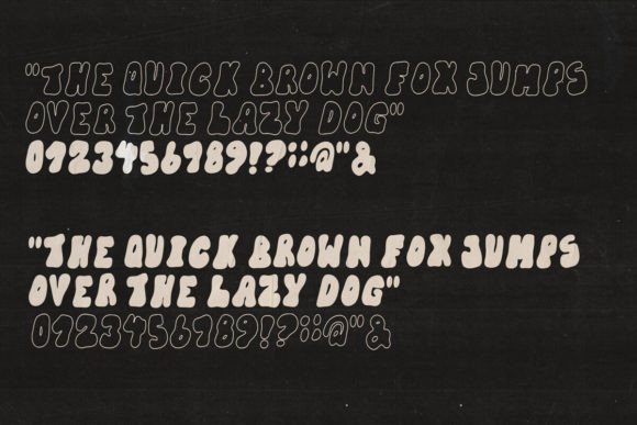 Groggy Font preview 3