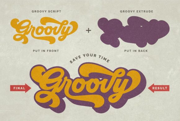 Groovy Font preview 2