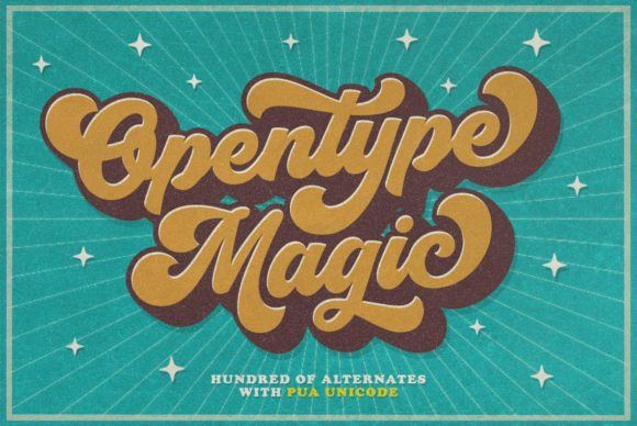 Groovy Font preview 4