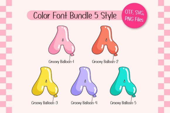Groovy Balloon Font preview 2
