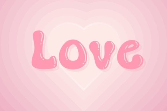 Groovy Bubble Font preview 2