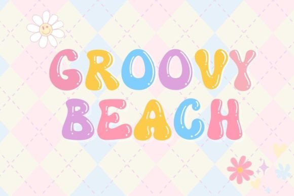 Groovy Bubble Font preview 3