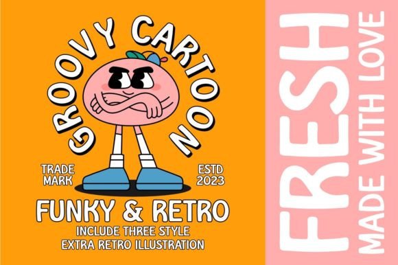 Groovy Cartoon Font preview 3