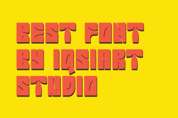 Groovy Endros Font preview 4