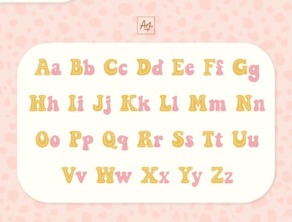 Groovy Fancy Dot Font preview 2