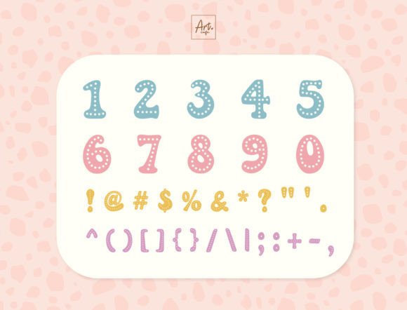 Groovy Fancy Dot Font preview 3