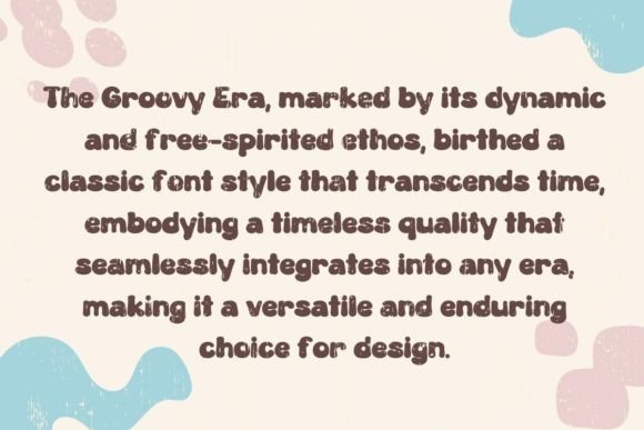 Groovy Era Font preview 4