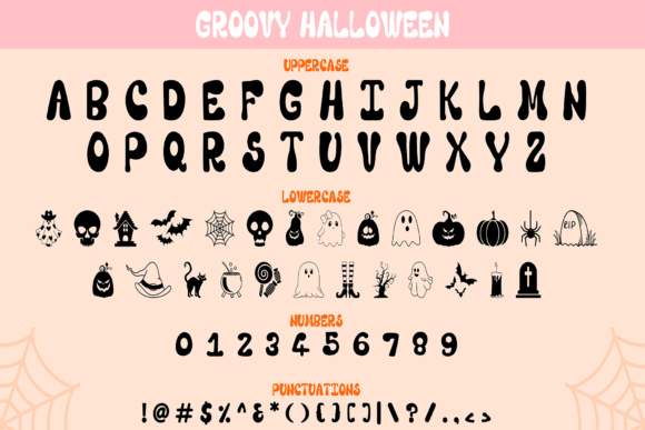 Groovy Halloween Font preview 2