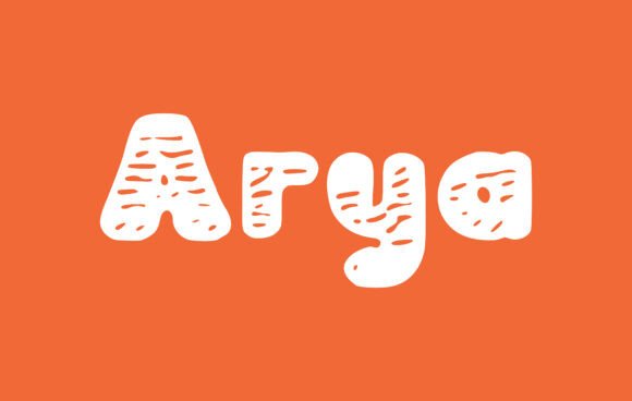 Arya Font preview 2