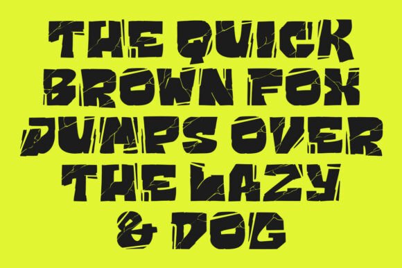 Groovy Knock Font preview 2