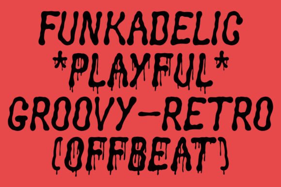 Groovy Liquor Font preview 4