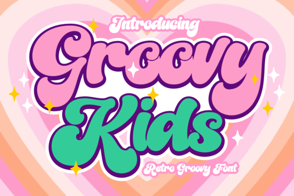 Groovy Kids Font preview 2
